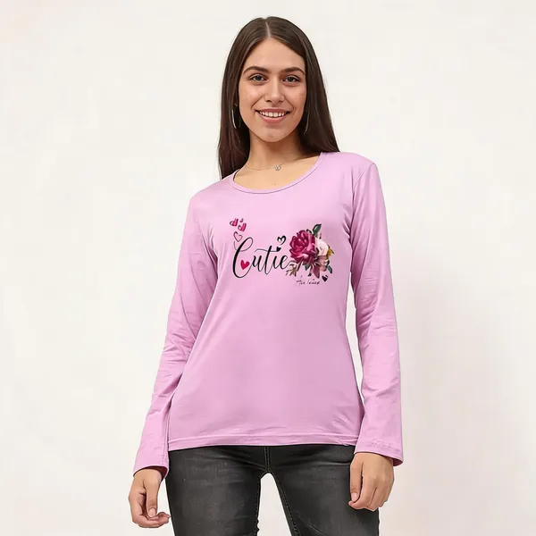 Purple_Pure_Cotton_Full_Sleeve_Printed_T-Shirt_For_Women