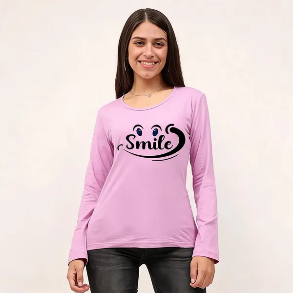 Purple_Pure_Cotton_Printed_Round_Neck_T-Shirt_For_Women