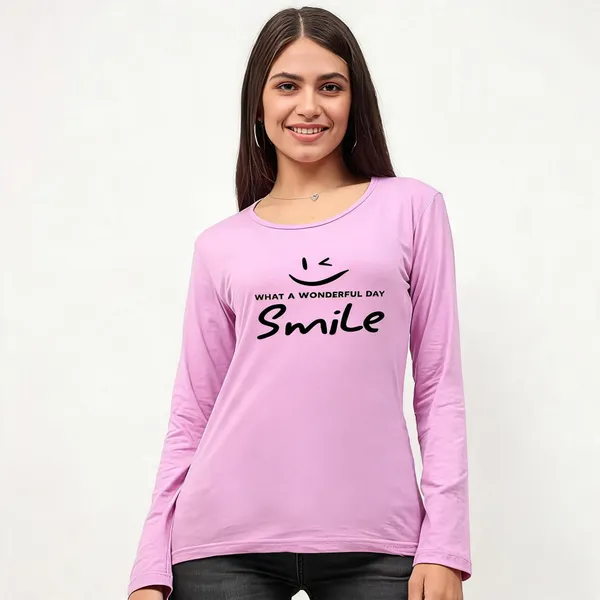 Purple_Pure_Cotton_Graphic_Print_Round_Neck_T-Shirt_For_Women
