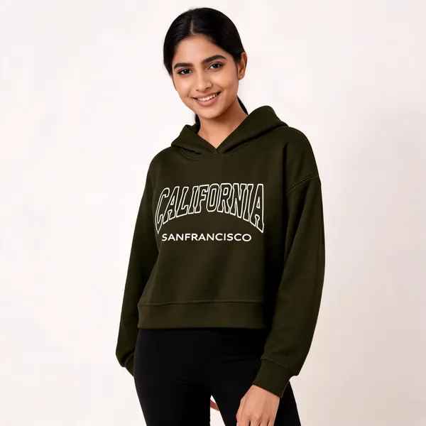 Black_Pure_Cotton_Graphic_Print_Hooded_T-Shirt_For_Women