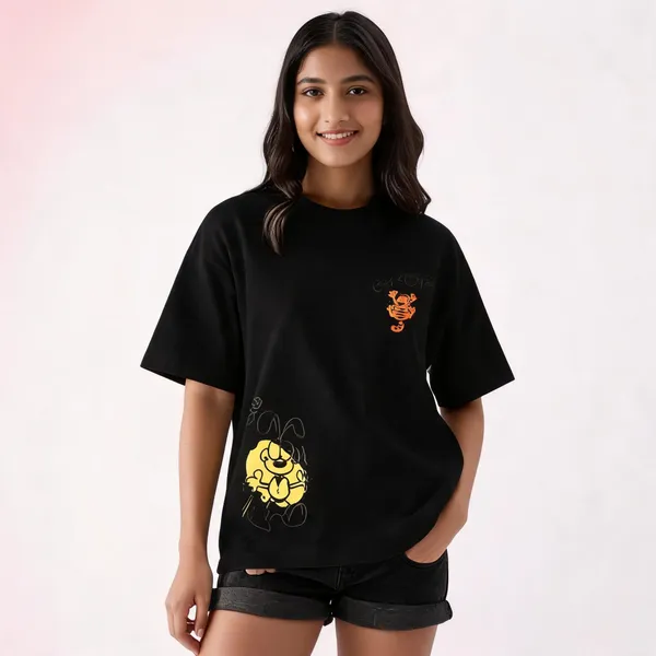Black_Pure_Cotton_Oversized_Printed_T-Shirt_For_Women