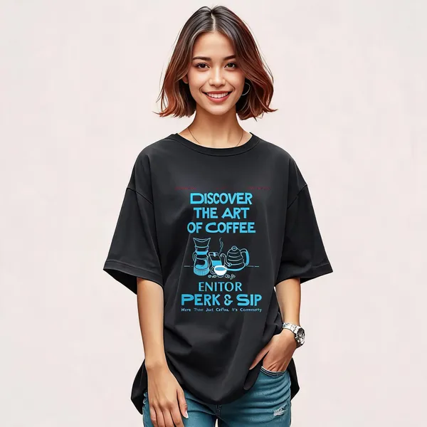 Black_Pure_Cotton_Printed_Round_Neck_T-Shirt_For_Women