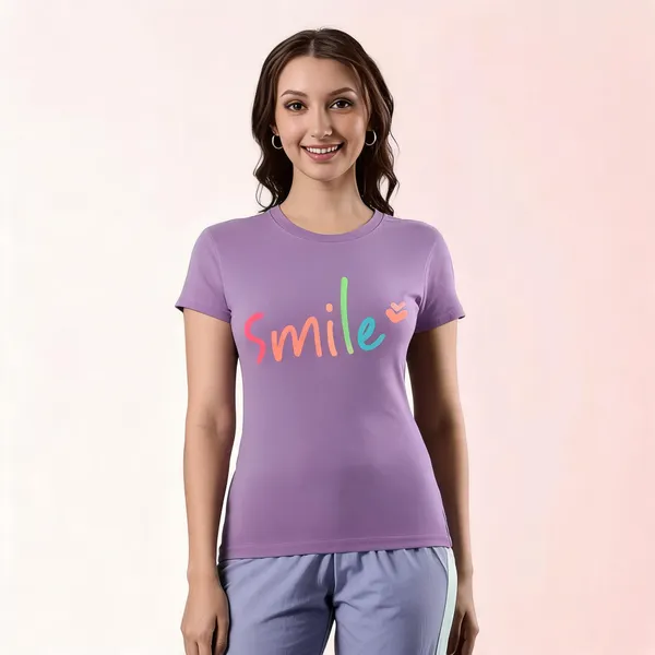 Purple_Pure_Cotton_Printed_Round_Neck_T-Shirt_For_Women