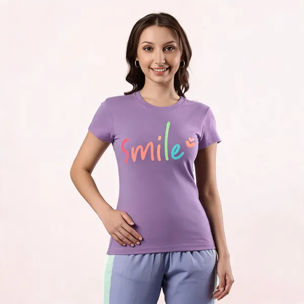 Purple_Pure_Cotton_Printed_Round_Neck_T-Shirt_For_Women