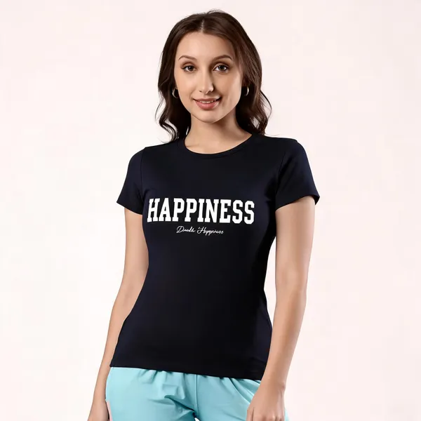 Black_Pure_Cotton_Printed_Round_Neck_T-Shirt_For_Women