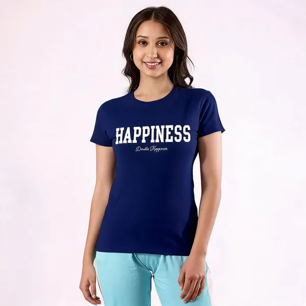 Navy_Blue_Pure_Cotton_Printed_Round_Neck_T-Shirt_For_Women