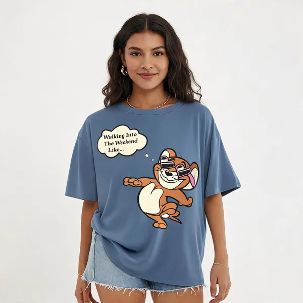 Blue_Pure_Cotton_Graphic_Print_Oversized_T-Shirt_For_Women