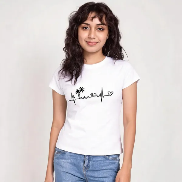 White_Pure_Cotton_Graphic_Print_Round_Neck_T-Shirt_For_Women