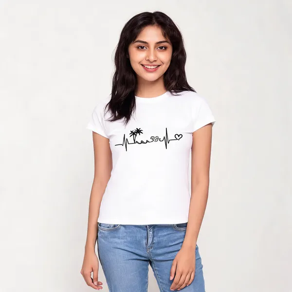 White_Pure_Cotton_Graphic_Print_Round_Neck_T-Shirt_For_Women