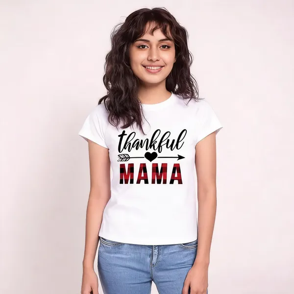 White_Pure_Cotton_Graphic_Print_Round_Neck_T-Shirt_For_Women