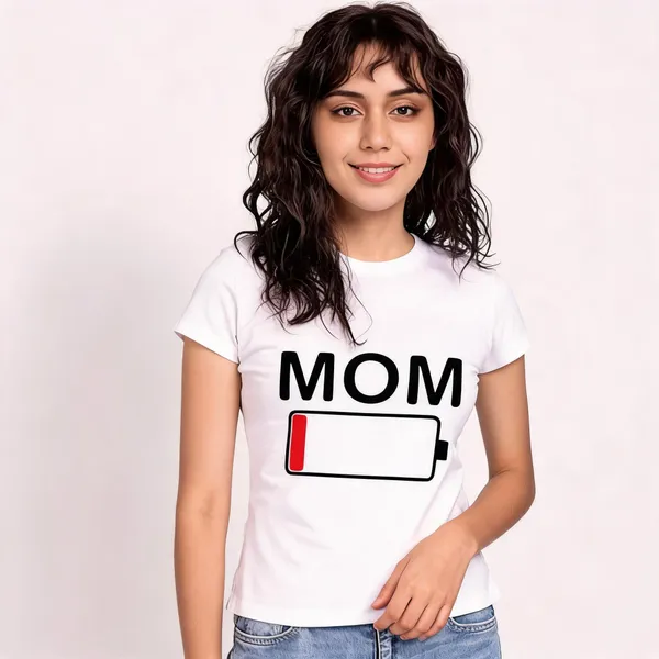 White_Pure_Cotton_Graphic_Print_Round_Neck_T-Shirt_For_Women