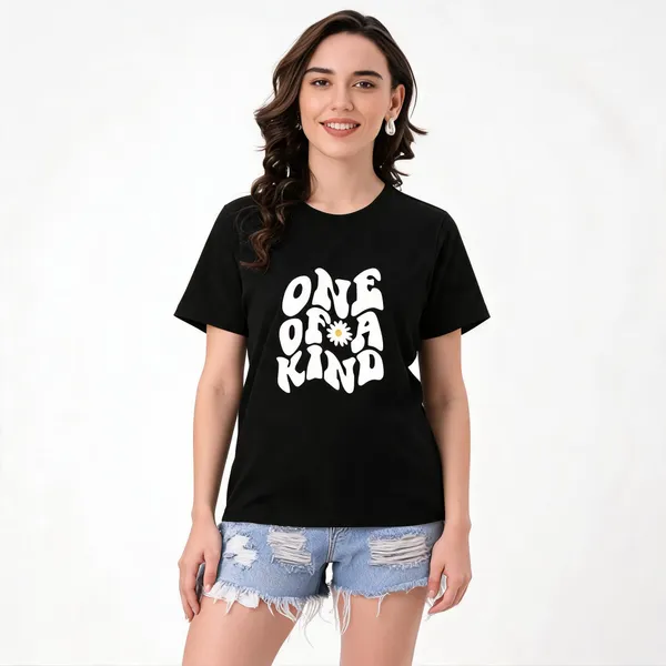Black_Pure_Cotton_Round_Neck_Graphic_Print_T-Shirt_For_Women