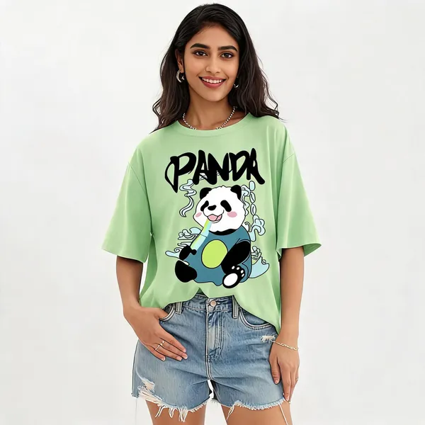 Green_Pure_Cotton_Graphic_Print_Oversized_T-Shirt_For_Women