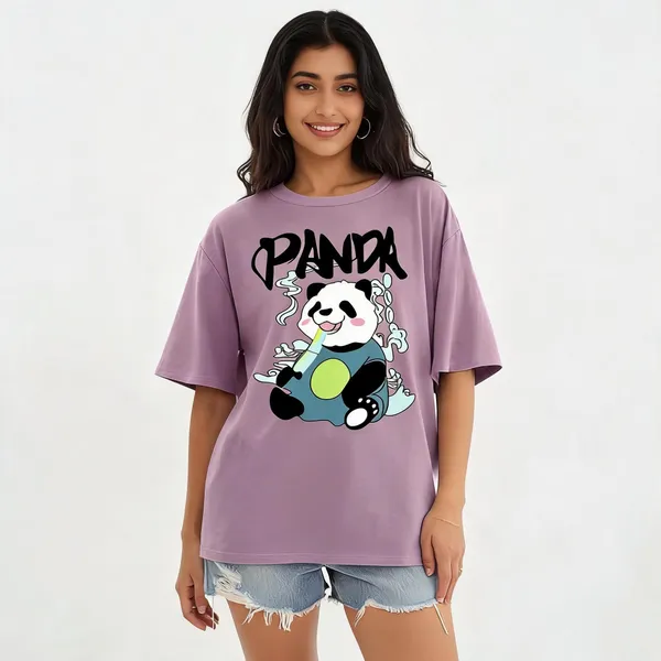 Purple_Pure_Cotton_Printed_Oversized_Round_Neck_T-Shirt_For_Women