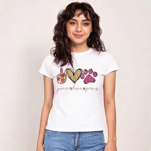 White_Pure_Cotton_Printed_Round_Neck_T-Shirt_For_Women
