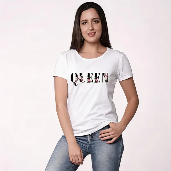 White_Pure_Cotton_Graphic_Print_Round_Neck_T-Shirt_For_Women