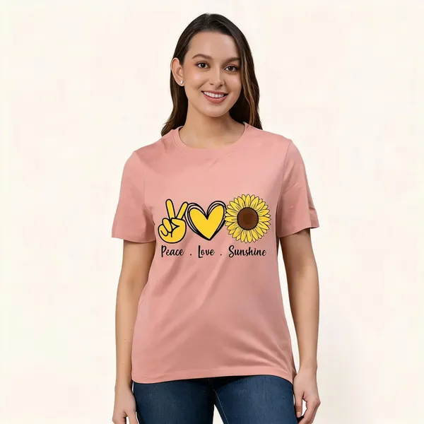 Pink_Pure_Cotton_Graphic_Print_Round_Neck_T-Shirt_For_Women