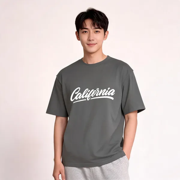 Grey_Pure_Cotton_Graphic_Print_Round_Neck_T-Shirt_For_Men