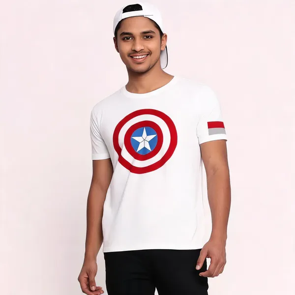 White_Pure_Cotton_Graphic_Print_Round_Neck_T-Shirt_For_Men