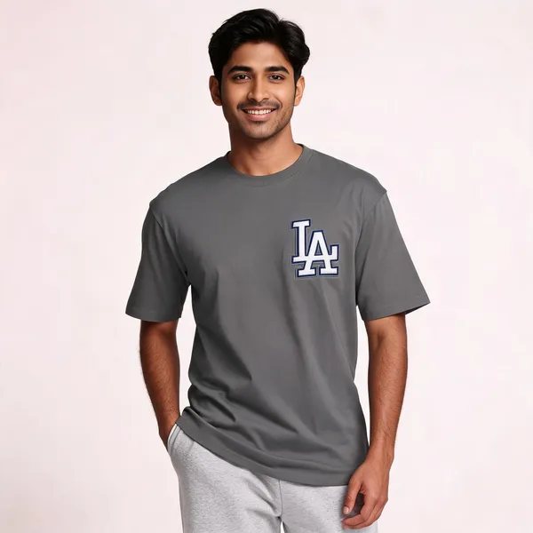 Grey_Pure_Cotton_Round_Neck_Printed_T-Shirt_For_Men