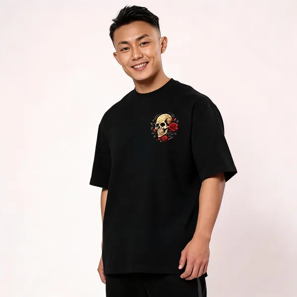 Black_Pure_Cotton_Oversized_Graphic_Print_T-Shirt_For_Men