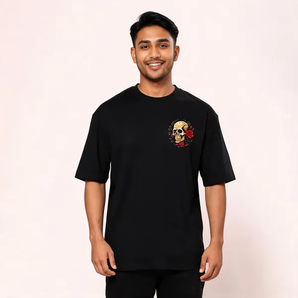 Black_Pure_Cotton_Oversized_Graphic_Print_T-Shirt_For_Men