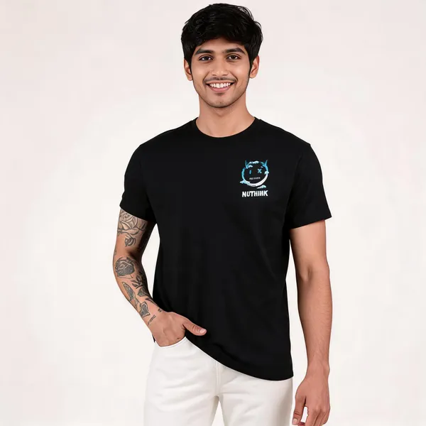 Black_Pure_Cotton_Round_Neck_Printed_T-Shirt_For_Men