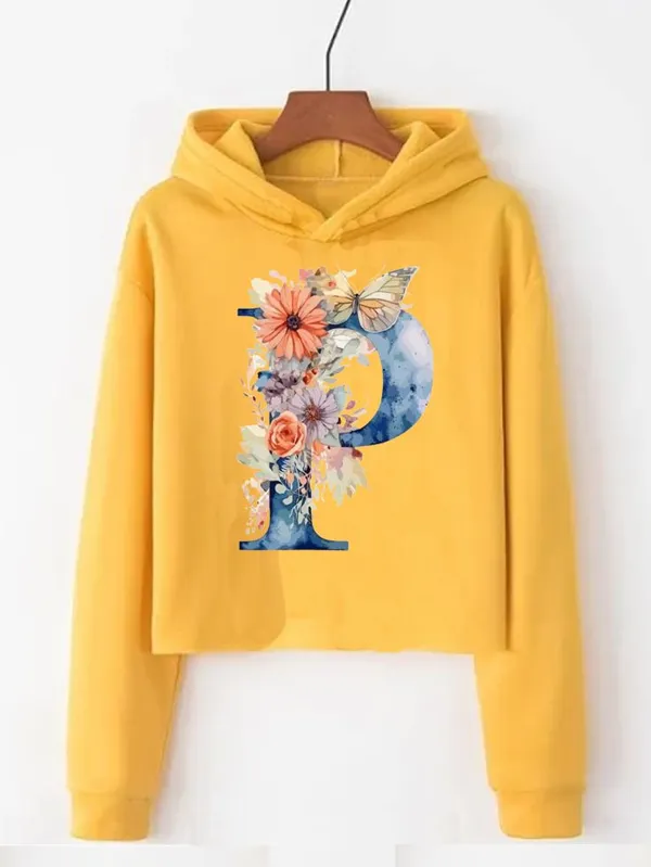 Yellow_Pure_Cotton_Crop_Hooded_Printed_Sweatshirt_For_Women
