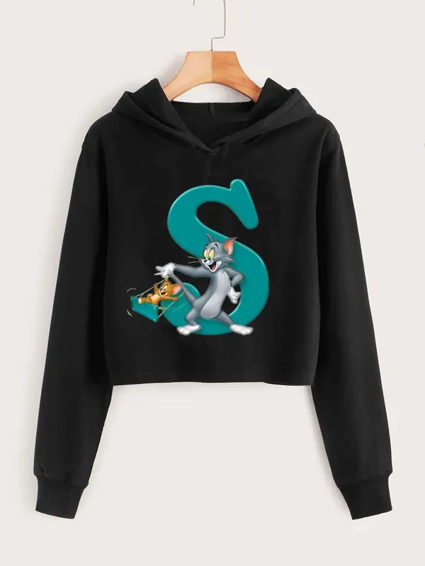 Black_Pure_Cotton_Crop_Graphic_Sweatshirt_For_Women
