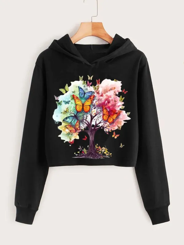 Black_Pure_Cotton_Graphic_Print_Crop_Hooded_Sweatshirt_For_Women
