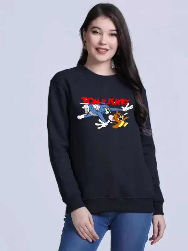 Blue_Pure_Cotton_Oversized_Printed_Sweatshirt_For_Women