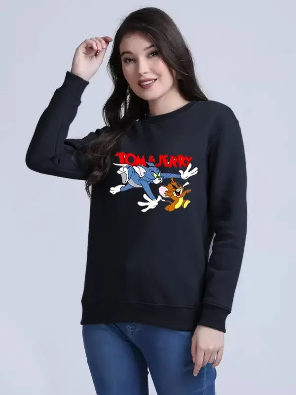 Blue_Pure_Cotton_Oversized_Printed_Sweatshirt_For_Women