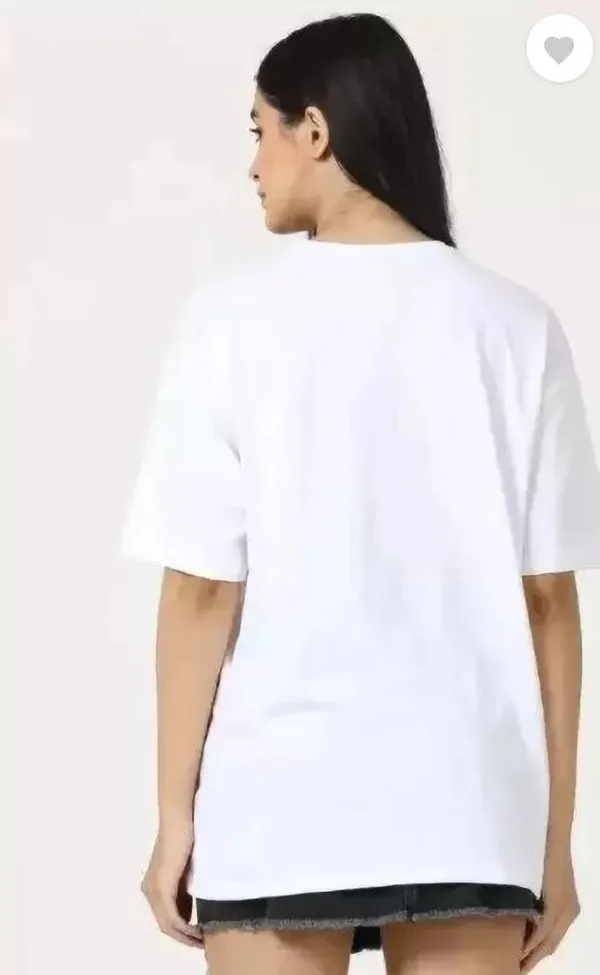 White_Pure_Cotton_Printed_Round_Neck_T-Shirt_For_Women
