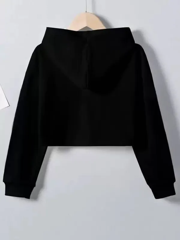 Black_Pure_Cotton_Graphic_Print_Hooded_T-Shirt_For_Women