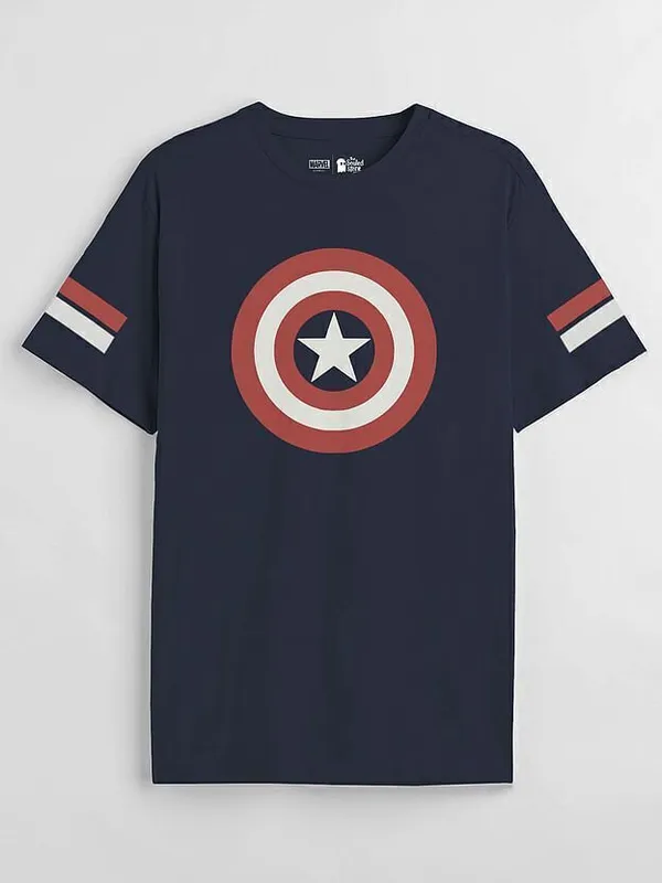 Blue_Pure_Cotton_Graphic_Print_Round_Neck_T-Shirt_For_Men