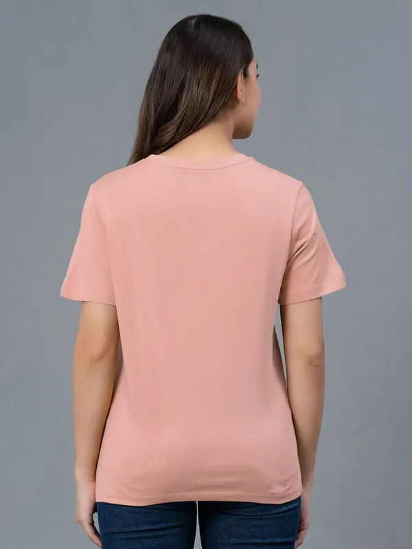 Pink_Pure_Cotton_Graphic_Round_Neck_T-Shirt_For_Women
