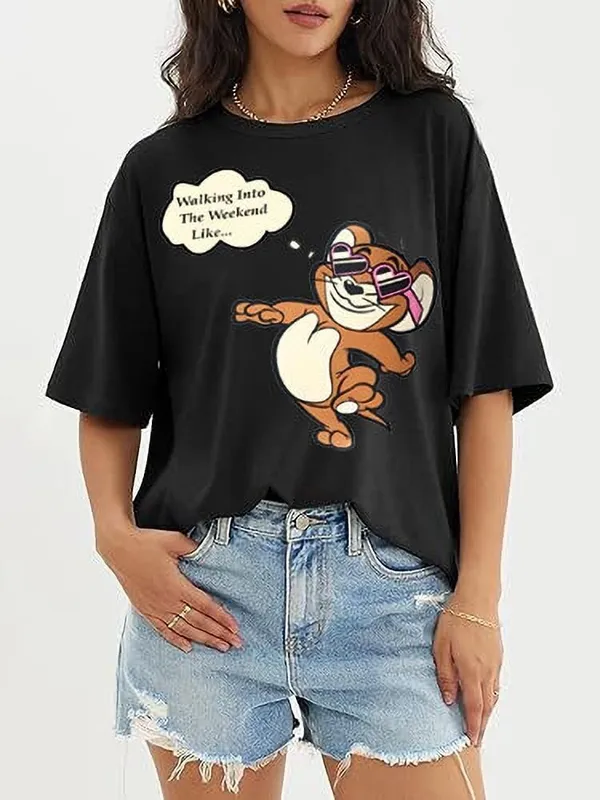 Black_Pure_Cotton_Round_Neck_Graphic_Print_T-Shirt_For_Women