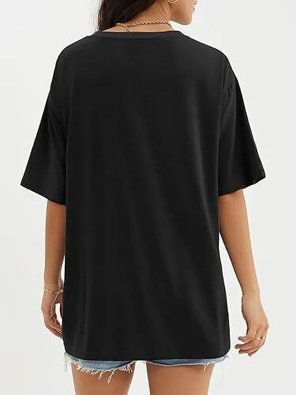 Black_Pure_Cotton_Graphic_Print_Oversized_T-Shirt_For_Women