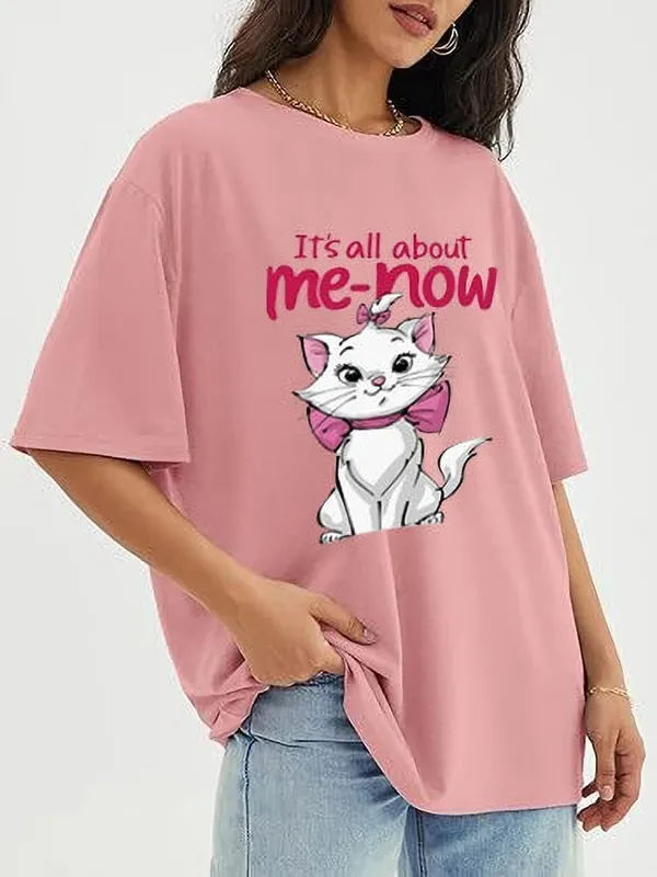 Pink_Pure_Cotton_Printed_Oversized_Round_Neck_T-Shirt_For_Women