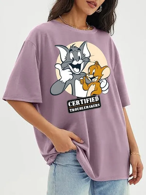 Purple_Pure_Cotton_Graphic_Print_Round_Neck_T-Shirt_For_Women