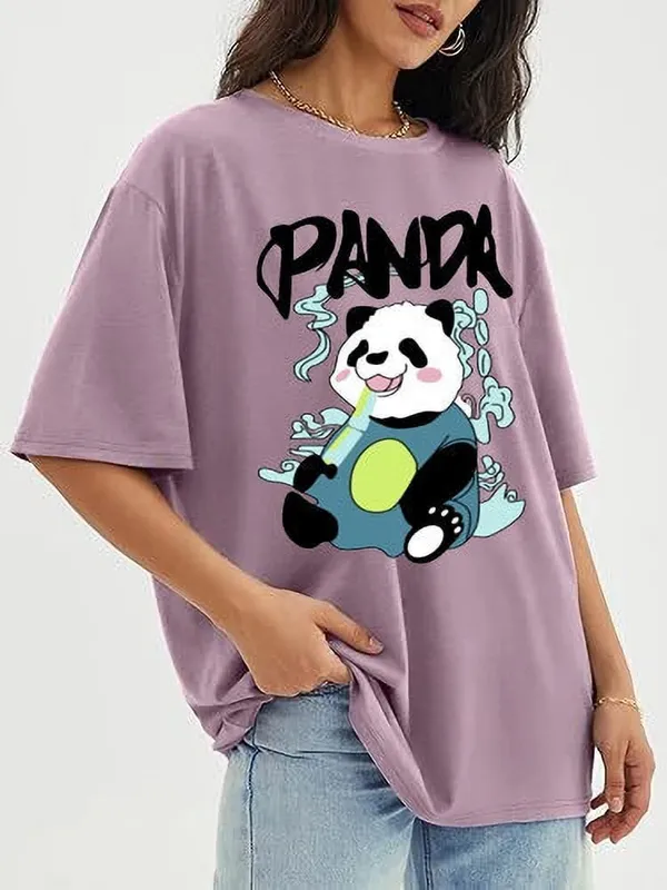 Purple_Pure_Cotton_Graphic_Print_Round_Neck_T-Shirt_For_Women