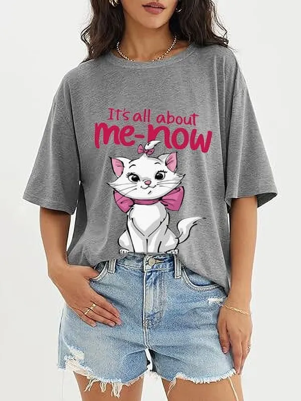 Grey_Pure_Cotton_Oversized_Drop_Shoulder_T-Shirt_For_Women