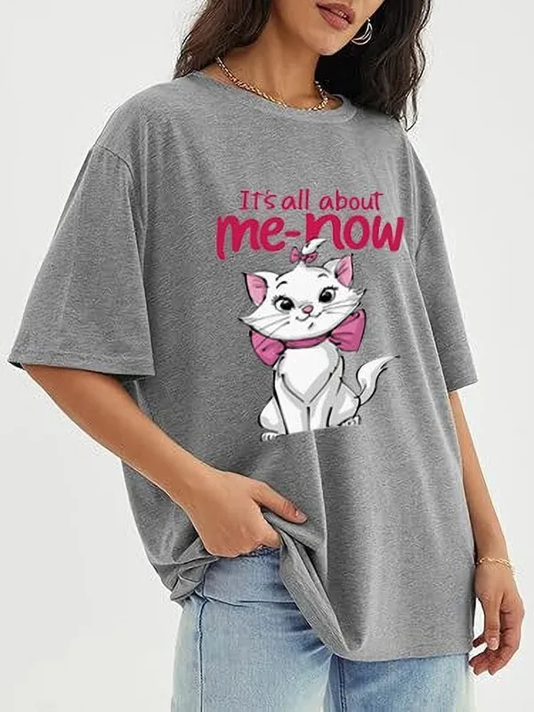 Grey_Pure_Cotton_Oversized_Drop_Shoulder_T-Shirt_For_Women