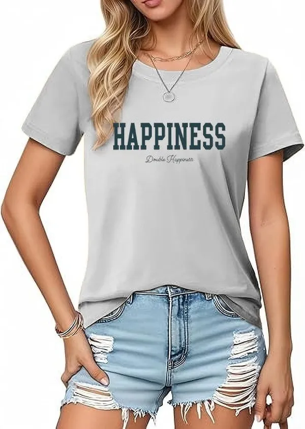 Grey_Pure_Cotton_Printed_Round_Neck_T-Shirt_For_Women