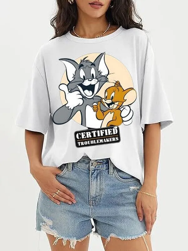 White_Pure_Cotton_Graphic_Print_Oversized_T-Shirt_For_Women