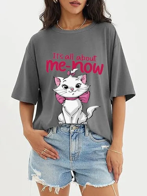 Grey_Pure_Cotton_Printed_Round_Neck_T-Shirt_For_Women