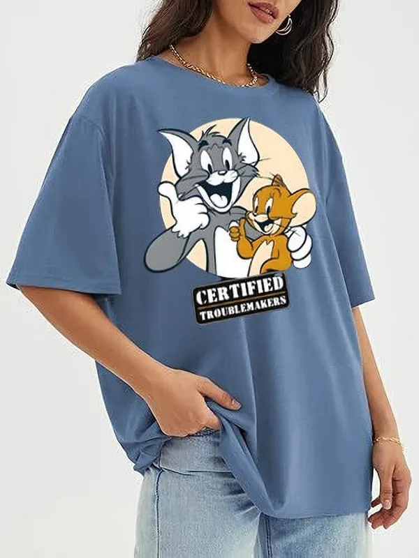 Blue_Cotton_Oversized_Graphic_Print_T-Shirt_For_Women