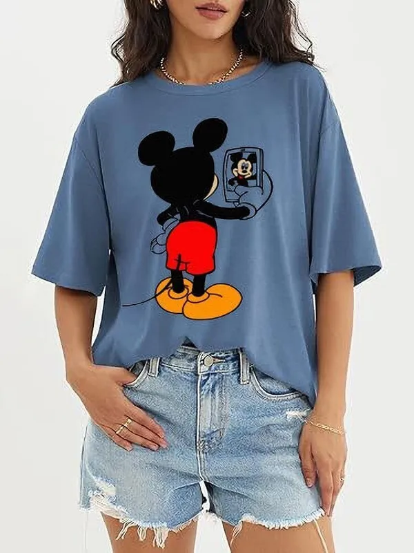 Blue_Pure_Cotton_Graphic_Print_Oversized_T-Shirt_For_Women