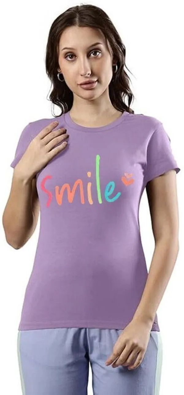 Purple_Pure_Cotton_Printed_Round_Neck_T-Shirt_For_Women