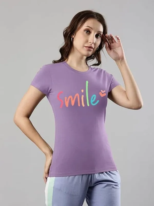 Purple_Pure_Cotton_Printed_Round_Neck_T-Shirt_For_Women